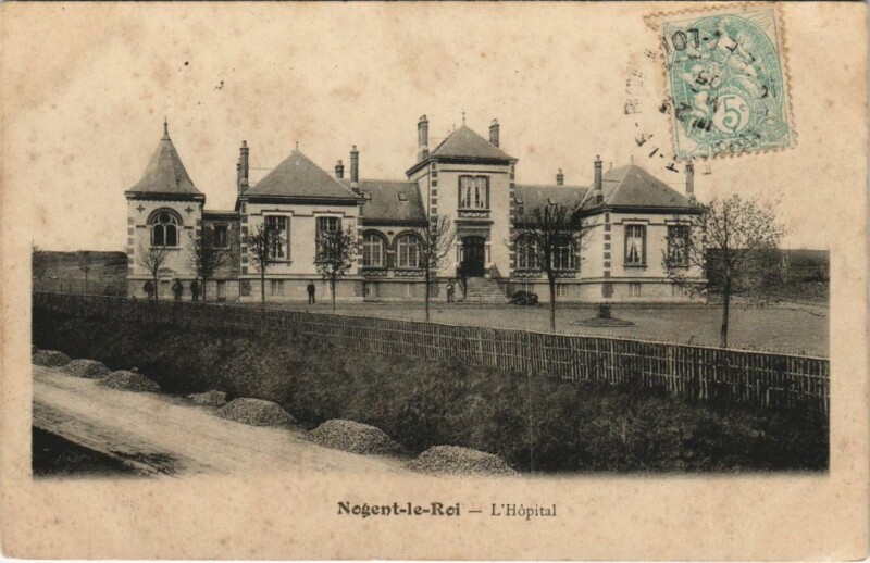 Carte postale ancienne Nogent le Roi L'Hopital France à Nogent-le-Roi