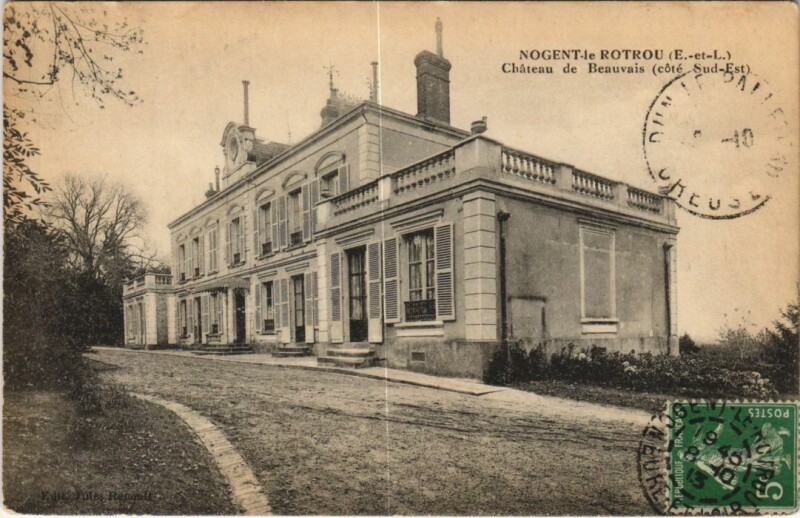 Carte postale ancienne Nogent-le-Rotrou Chateau de Beauvais France à Nogent-le-Rotrou
