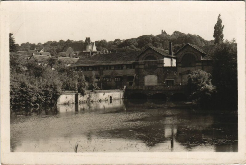 Carte postale ancienne Sorel Moussel Vallee de l'Eure Usine de Sorel France à Sorel-Moussel