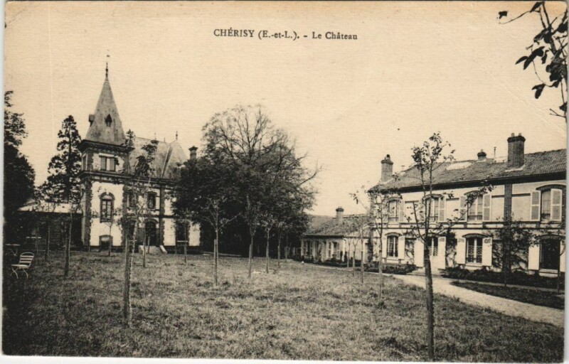 Carte postale ancienne Cherisy Le Chateau France à Cherisy