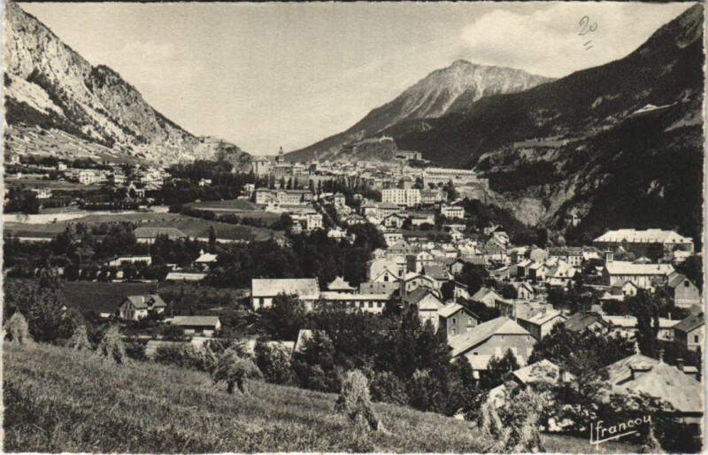 Carte postale ancienne Briancon Vue Generale France