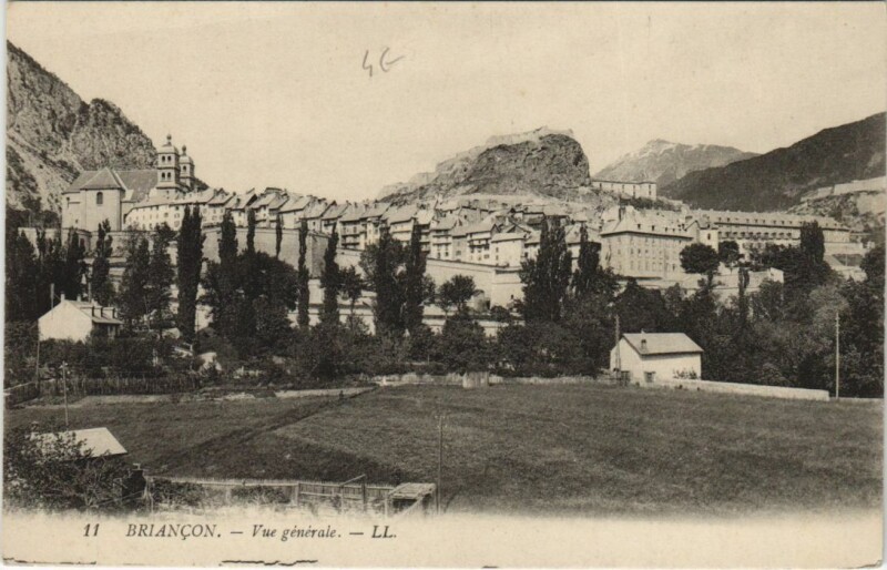 Carte postale ancienne Briancon Vue Generale France