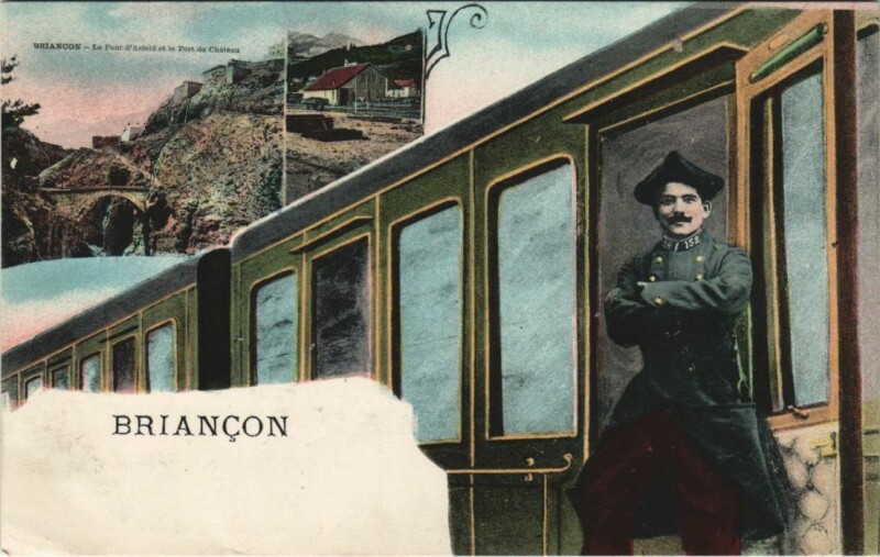 Carte postale ancienne Briancon Souvenir France