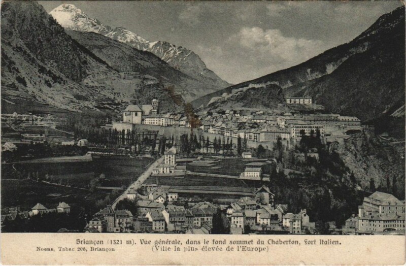 Carte postale ancienne Briancon Vue Generale France