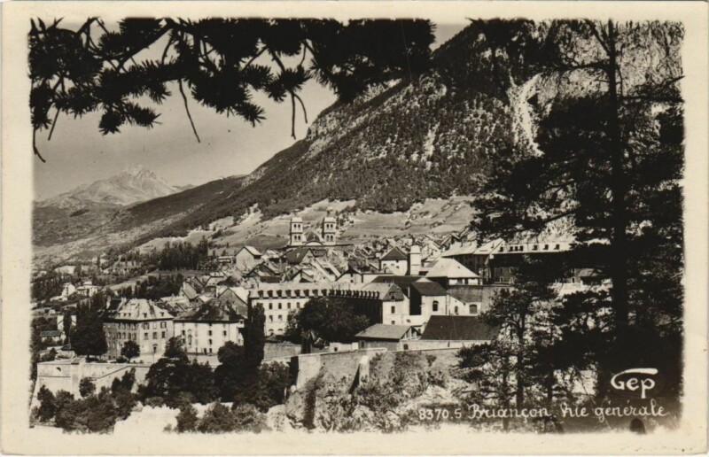 Carte postale ancienne Briancon Vue Generale France