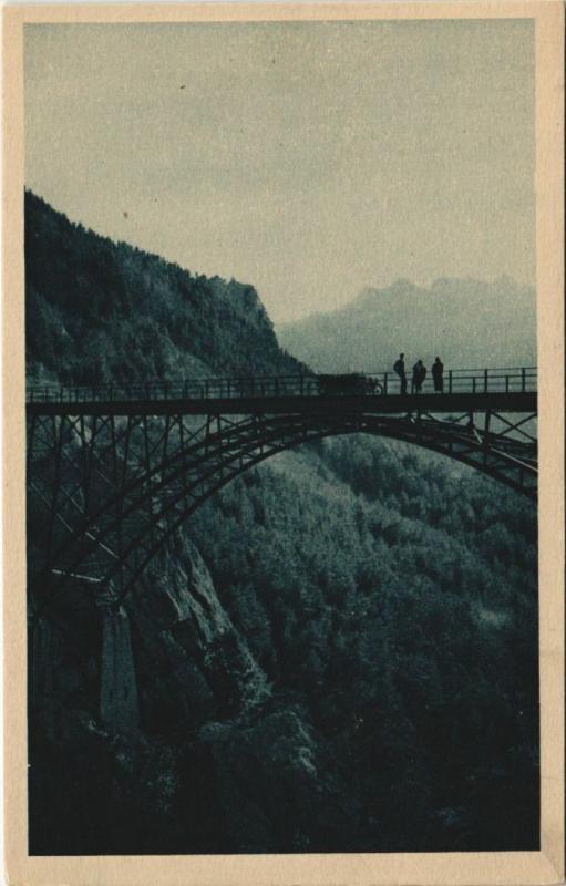 Carte postale ancienne Briancon Le pont Baldy France à Briançon