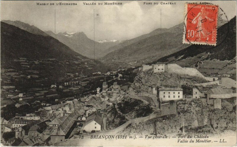 Carte postale ancienne Briancon Vue Generale France