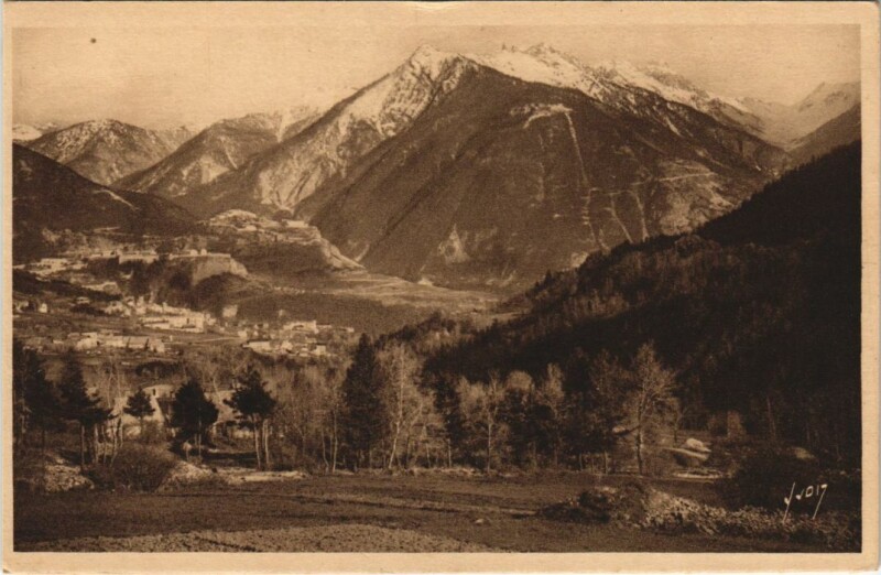 Carte postale ancienne Briancon Vue Generale France