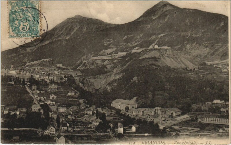 Carte postale ancienne Briancon Vue Generale France