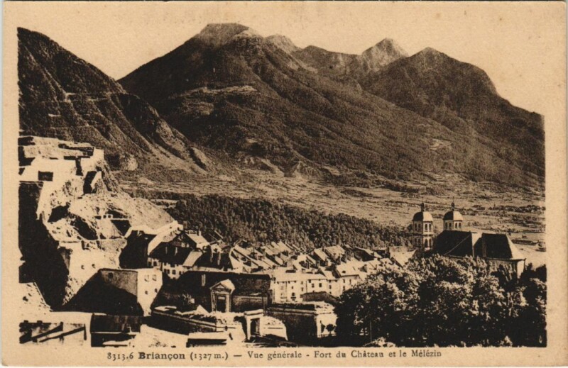 Carte postale ancienne Briancon Vue Generale France