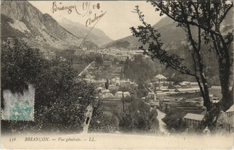 Carte postale ancienne Briancon Vue Generale France