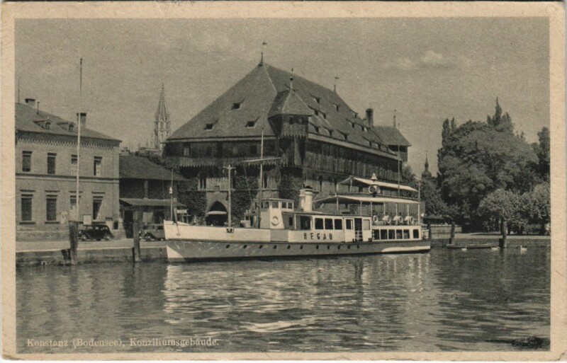 Carte postale ancienne Bodensee - Hegau Ship Ships