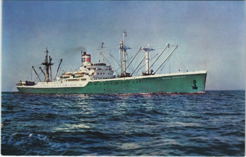 Carte postale ancienne Alcoa Cavalier Ships