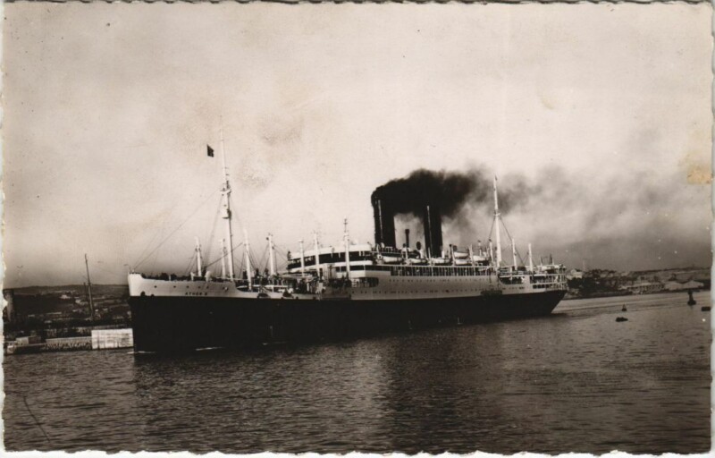 Carte postale ancienne Athos Ii Ships