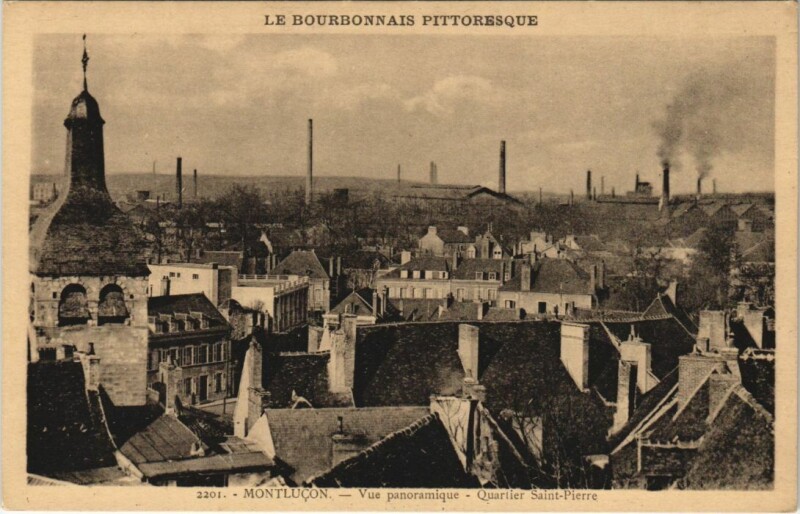 Carte postale ancienne Montlucon vue panoramique