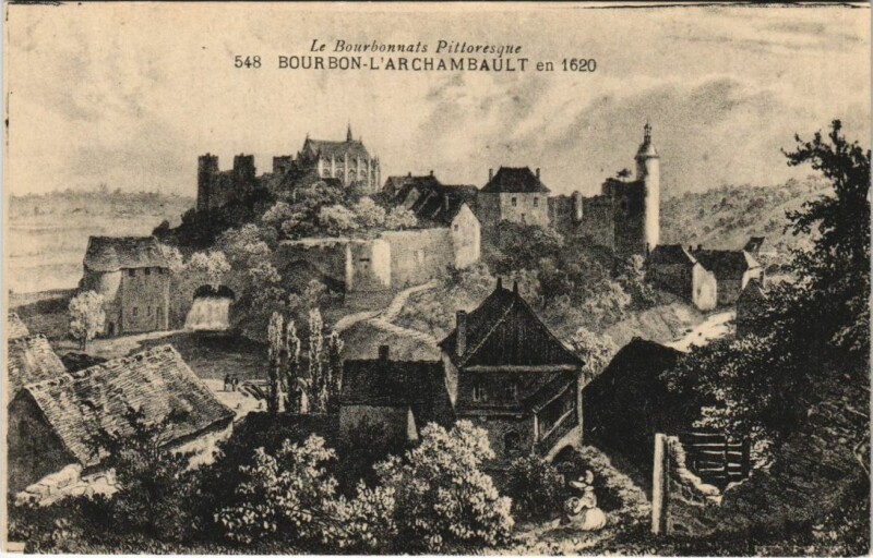Carte postale ancienne Bourbon-l'Archambault à Bourbon-l'Archambault