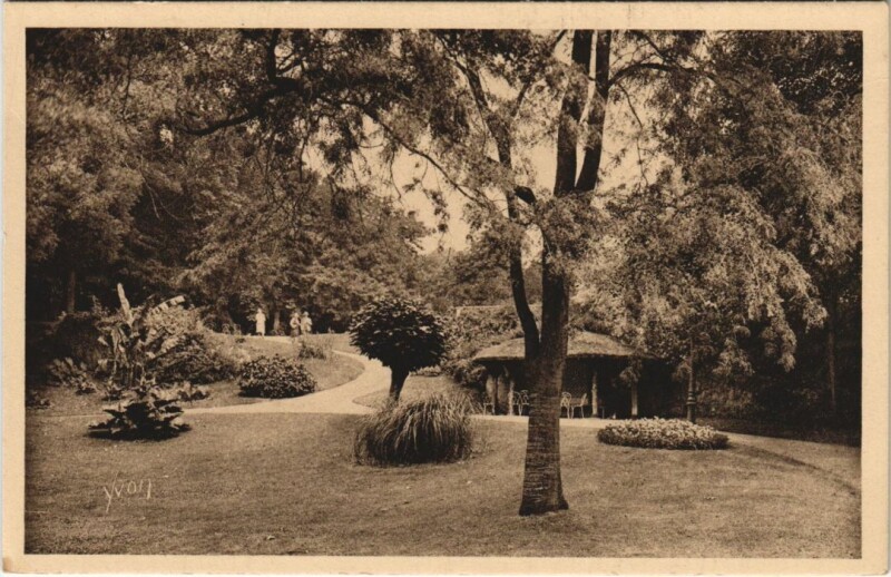 Carte postale ancienne Vichy Parc des Celestins à Vichy