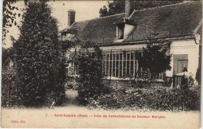 Carte postale ancienne Saint-Sulpice Villa de Consultations du Docteur Marcais à Saint-Sulpice