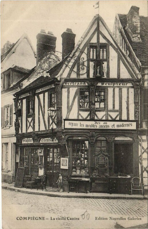 Carte postale ancienne Compiegne La Vieille Cassine