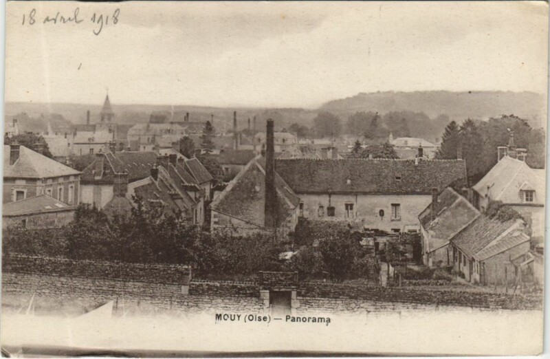 Carte postale ancienne Mouy Panorama