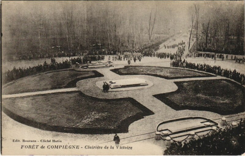 Carte postale ancienne Compiegne Foret de Compiegne - Clairiee de la Victoire