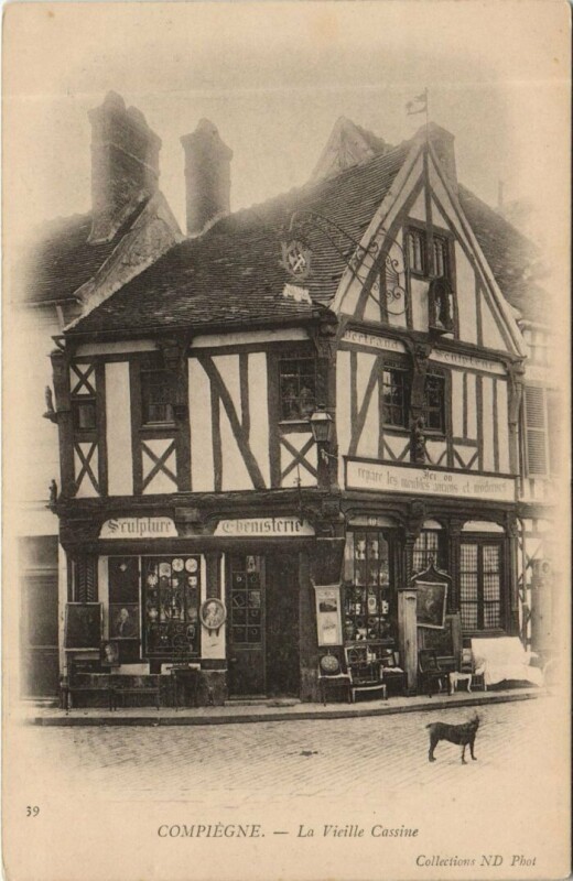 Carte postale ancienne Compiegne La Vieille Cassine