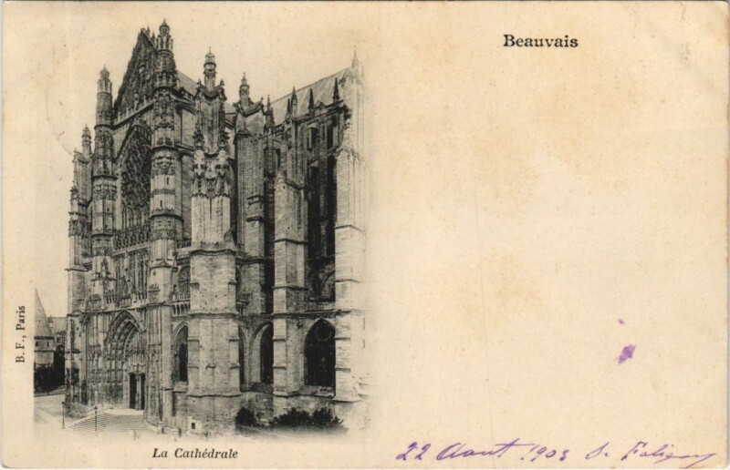 Carte postale ancienne Beauvais La Cathedrale à Beauvais