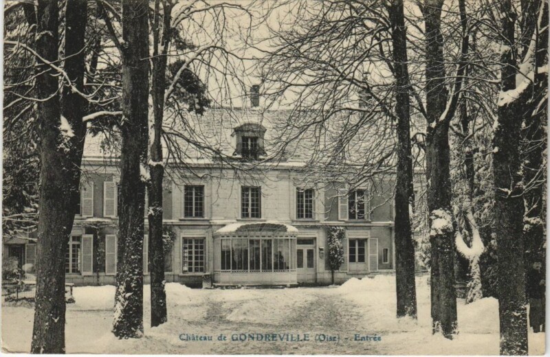 Carte postale ancienne Gondreville Chateau de Gondreville - Entree à Gondreville