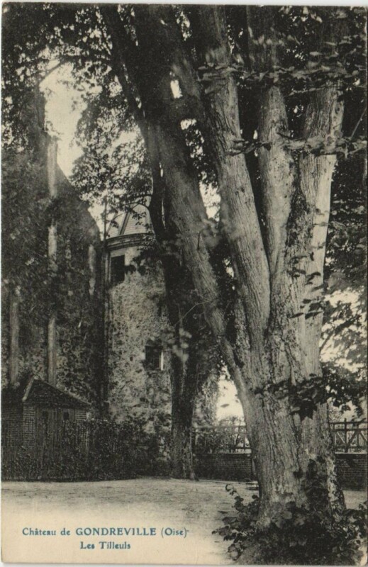 Carte postale ancienne Gondreville Chateau de Gondreville - Les Tilleuls à Gondreville