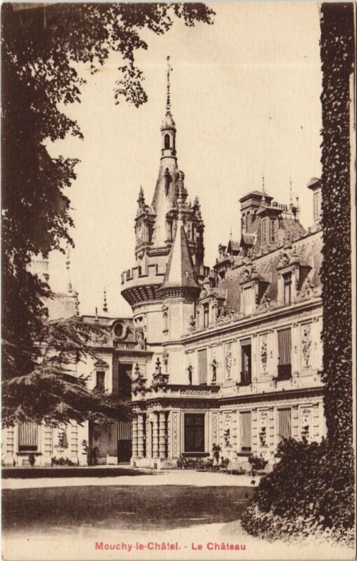 Carte postale ancienne Mouchy-le-Chatel Le Chateau