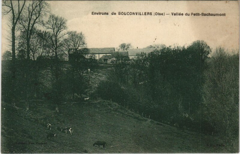 Carte postale ancienne Bouconvillers Environs - Vallee du Petit-Bachaumont à Bouconvillers