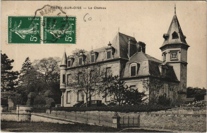 Carte postale ancienne Precy-sur-Oise Le Chateau