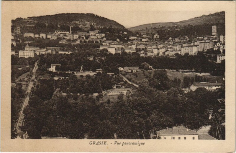 Carte postale ancienne Grasse Vue Panoramique