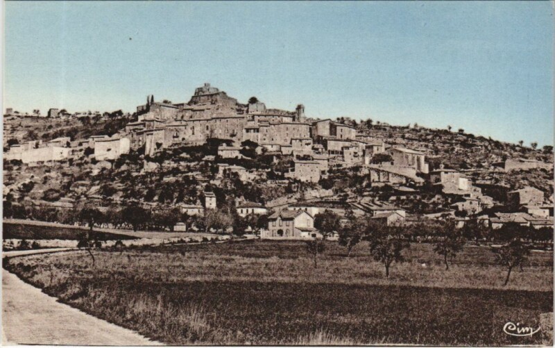 Carte postale ancienne Simiane Vue Generale