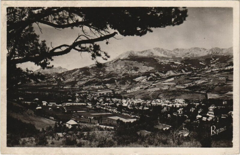 Carte postale ancienne Barcelonnette Vue Generale à Barcelonnette