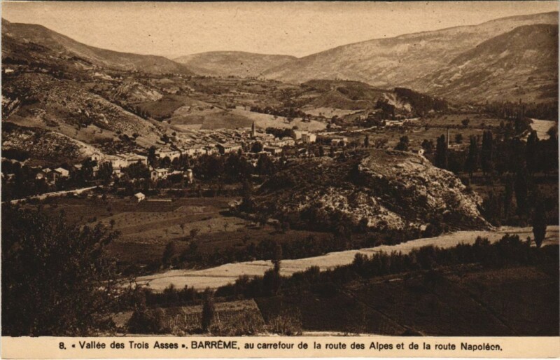 Carte postale ancienne Barreme Vue Panoramique