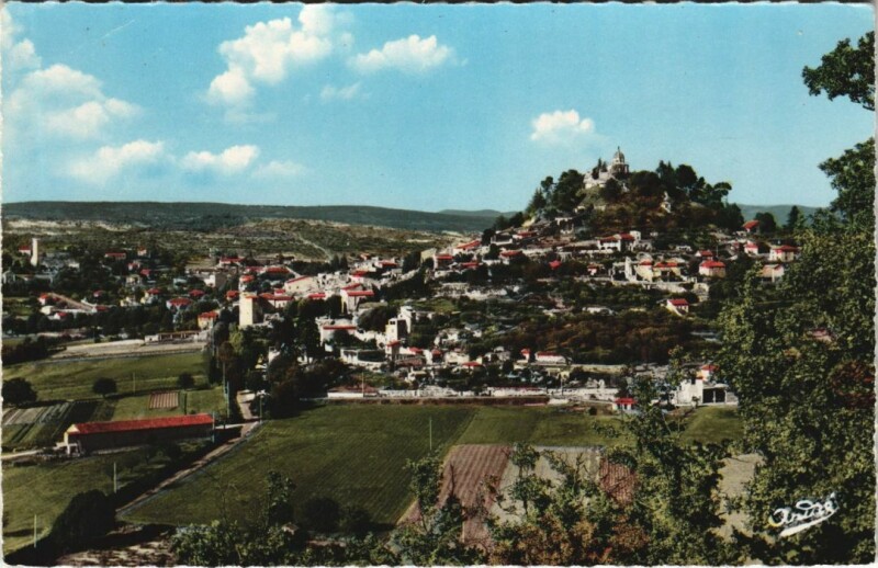 Carte postale ancienne Forcalquier Vue Generale à Forcalquier