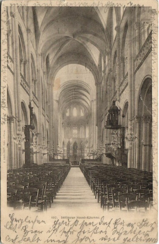 Carte postale ancienne Interieur Saint-Etienne