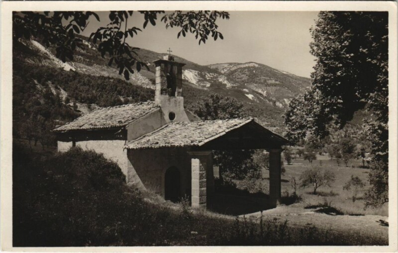 Carte postale ancienne Annot Chapelle de Verimande à Annot