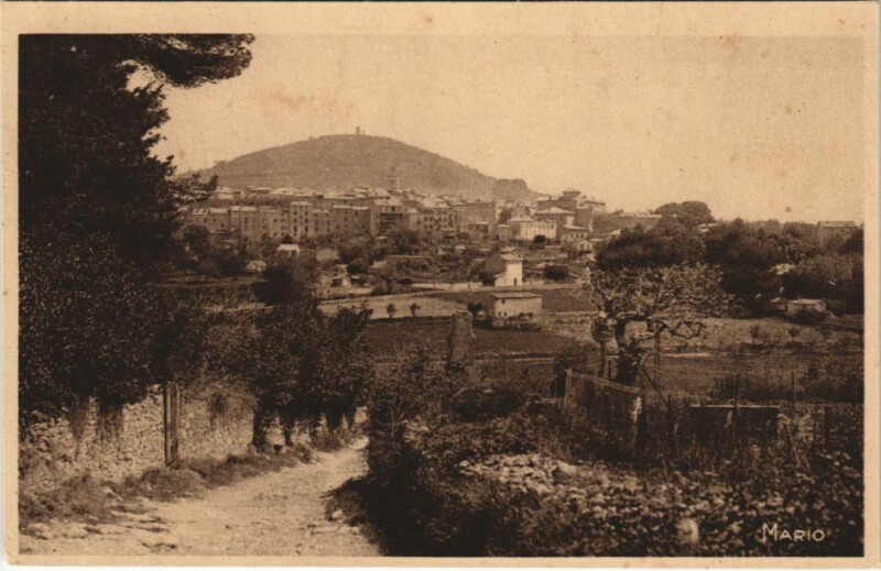 Carte postale ancienne Manosque Vue Generale à Manosque