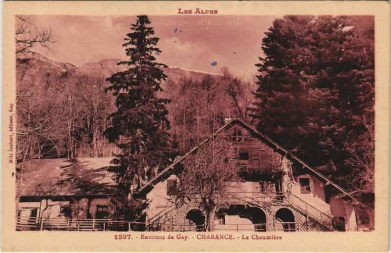 Carte postale ancienne Charance La Chaumiere
