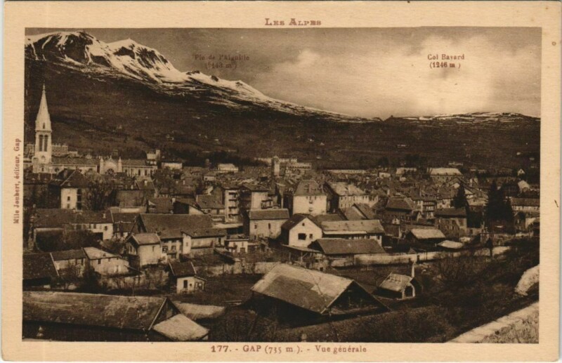 Carte postale ancienne Gap Vue Generale