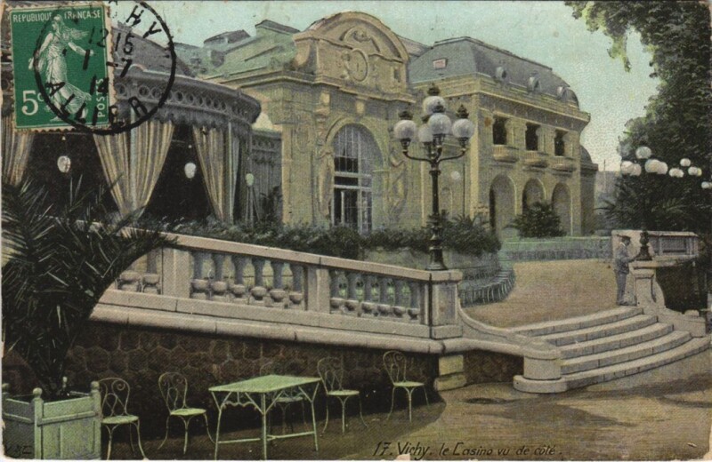 Carte postale ancienne Vichy Le Casino à Vichy
