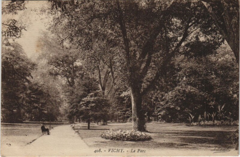 Carte postale ancienne Vichy Le Parc à Vichy