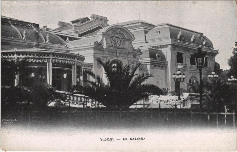 Carte postale ancienne Vichy Le Casino à Vichy
