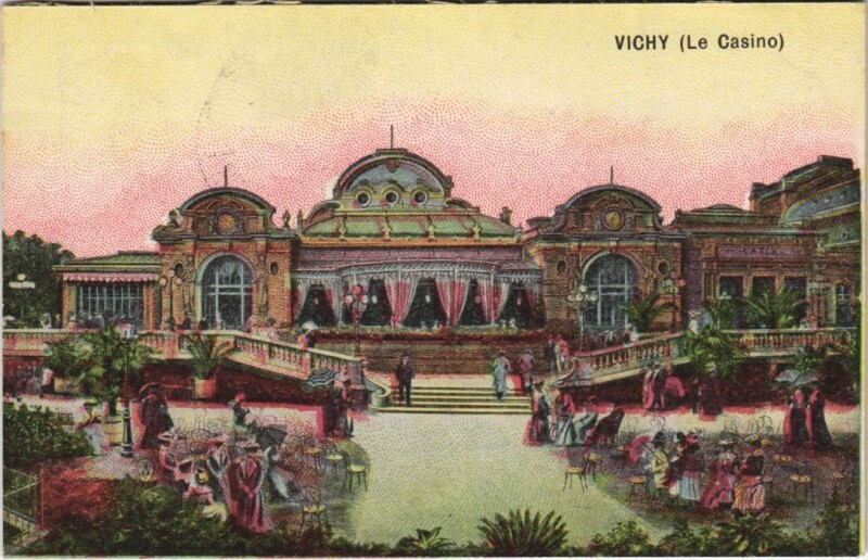 Carte postale ancienne Vichy Le Casino à Vichy