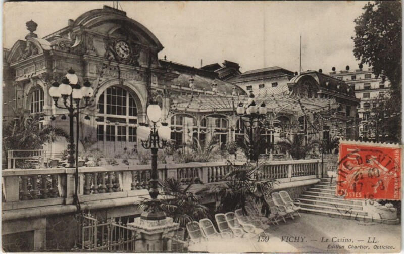 Carte postale ancienne Vichy Le Casino à Vichy