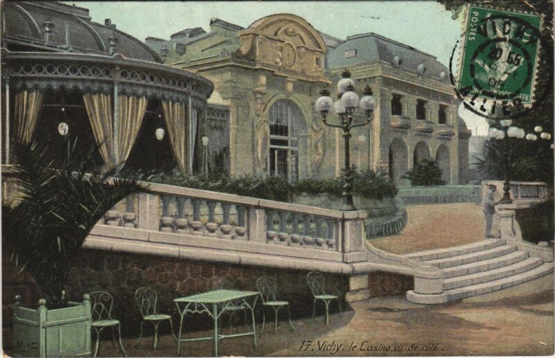 Carte postale ancienne Vichy Le Casino à Vichy