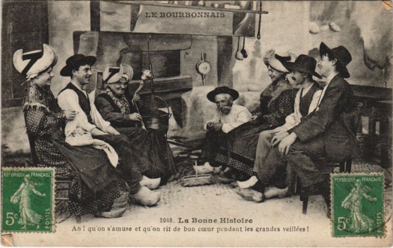 Carte postale ancienne Le Bourbonnais - La Bonne Histoire