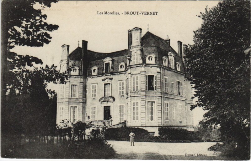 Carte postale ancienne Brout-Vernet Les Morelles